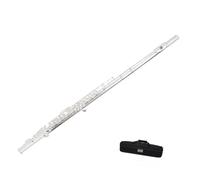 Flauto Strumento Per Flauto A 16 Fori A Foro Chiuso Rame Bianco Nichel Argento/argento Chiave C Professionale(B)