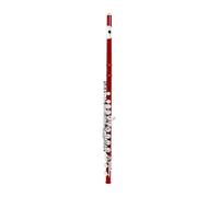 flauto strumento Strumento a fiato con flauto traverso rosso in cupronichel da concerto occidentale a 16 fori