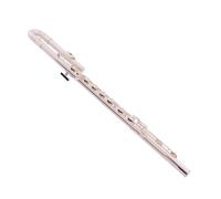 flauto strumento Strumento basso per flauto basso con corpo in rame bianco placcato argento chiave C