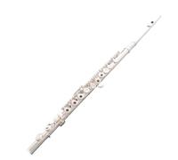 flauto strumento Strumento musicale flauto placcato in argento con chiave C a doppio uso a 16 fori aperto e chiuso Flauto con chiave E che suona il flauto