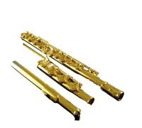 flauto strumento Strumento per esame delle prestazioni dello strumento per flauto professionale placcato in oro con tubo in alpacca a 17 fori aperti