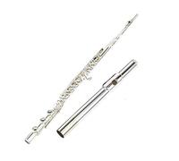 flauto strumento Strumento per esame per principianti di flauto con bocchino in argento a 16 fori aperto e chiuso