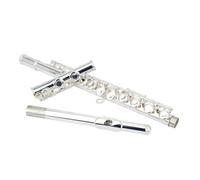 flauto strumento Strumento per flauto a 16 fori a foro chiuso in nichel argento chiave C placcata in argento prestazioni professionali