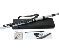 Nuvo FLAUTO TRAVERSO STUDENT FLUTE - SILVER/BLACK