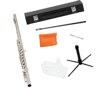 Flauto Studente Strumento Musicale Flauto 16 Buche C Tono Argento Flauto Più Scatola In Pelle Flauto A Fiato