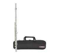 Flauto studente YAMAHA YFL-222 con custodia rigida e borsa autentico senza ta...