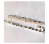 Flauto Tono G A 17 Fori Con Meccanismo E In Cupronichel Placcato Argento Con Custodia Per Il Trasporto E Accessori Flauto Traverso per Principiante