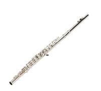 flauto traverso Chiave C Chiave E Flauto A 16 Fori Nichelato A Foro Chiuso Strumento Flauto In Argento Con Coda C