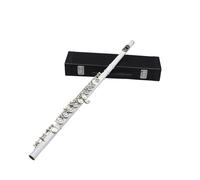 Flauto Traverso Flauto A 16 Fori In Chiave C Tono E Per Prestazioni Professionali Adulti(White)