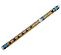 Flauto traverso indiano in bambù per principianti e professionisti, bansuri, scala naturale di Do, 33 cm