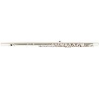 Flauto Traverso Lechgold FL-19/3R argentato, piede in C, bocchino in argento 925, testa e corpo nichelargento, chiavi ad anello con tappi. Include custodia, borsa e bastoncino pulizia.