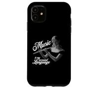 Flauto traverso Music is my second Language flauto traverso flauto Custodia per iPhone 11