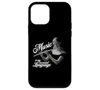 Flauto traverso Music is my second Language flauto traverso flauto Custodia per iPhone 12 mini
