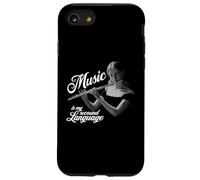 Flauto traverso Music is my second Language flauto traverso flauto Custodia per iPhone SE (2020) / 7 / 8