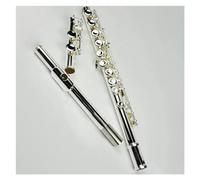 Flauto Traverso Strumenti Corpo Placcato Argento Cupronichel Meccanismo E Flauto Chiave C A 16 Fori Chiusi Con Custodia