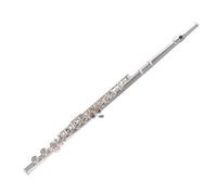 Flauto Traverso Strumenti Flauti In Cupronichel Con Foro Aperto Tono C 16 Tasti Chiavi Placcate In Argento Flauto Con Custodia E Accessori
