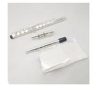 Flauto Traverso Strumenti Flauto 16 Fori Foro Chiuso Chiave C Flauto In Cupronichel Flauto Argentato Con Scatola Di Immagazzinaggio