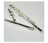 Flauto Traverso Strumenti Flauto Da Concerto Argentato In Cupronichel Con Chiave C Chiusa A 16 Fori Con Borsa Imbottita E Accessori