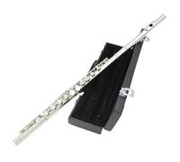 Flauto Traverso Strumenti Flauto Da Concerto Placcato In Argento Cupronichel Aperto A 16 Fori C Con Chiave E E Accessori Scatola