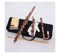 Flauto Traverso Strumenti Meccanismo Di Do Maggiore Mi A 16 Fori Foro Chiuso Flauto Basso Angolato Con Accessori