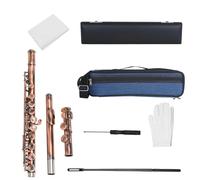 Flauto Traverso Strumenti Set Di Flauto A 16 Fori Flauto Tono C A Foro Chiuso Con Custodia E Accessori Per Gli Amanti Della Musica (Color : 02)
