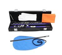 Flauto Traverso Strumenti Strumento Per Flauto Da Concerto In Cupronichel Con Flauto Traverso C A 16 Fori Chiusi Con Chiave E