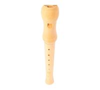 Flauto Verticale per Bambini, Strumento Registratore Erba Albero 8 Fori Buona qualità del Suono Facile Dito Durevole Portatile per la Famiglia