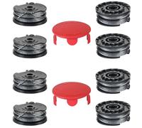 Flaveano Bobina per Decespugliatore Bosch AdvancedGrassCut36, Art 24 27 30 Tagliabordi, 8 Bobine e 2 Coperchi, Filo Tagliaerba