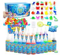 Flavery Magic Water Elf, set 3D Aqua Gel con 20 colori e 24 forme, perline d'acqua, set fai da te per bambini dai 6 anni, Magic Jelly, set creativo per bambini