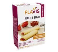 FLAVIS FRUIT BAR BARRETTA APROTEICA CON RIPIENO DI FRAGOLA 5 PEZZI DA 25 G