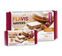 FLAVIS WAFERS NOCCIOLA APROTEICO 3 PORZIONI DA 50 G
