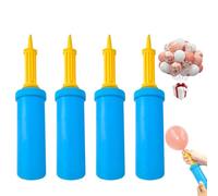 FLAVNTEL 4 Pompe per Palloncini, Pompa per Palloncini, Pompa a Mano, Pompa per Palloncini, Pompa Ad Aria, per Feste, Compleanni, Matrimoni