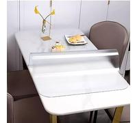 FLAVYO Copritavolo Trasparente Opaco, Copritavolo Trasparente Opaco Spesso 1,5 Mm, Copritavolo in PVC Impermeabile, Tovaglia Trasparente Impermeabile per Ristorante (70x110cm/28x43in)