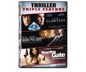 Flawless & Quid Pro Quo & Boarding Gate: Triple (DVD) Nick Stahl Vera Farmiga
