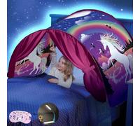 Flayor - Tenda da letto per bambini, tenda dei sogni a scomparsa per bambini, tenda da gioco per interni, tende da gioco, regali di Natale per ragazzo e ragazza (unicorno)