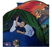 Flayor - Tenda da letto per bambini, tenda dei sogni a scomparsa per bambini, tenda da gioco per interni, tende da gioco, regali di Natale per ragazzo e ragazza (dinosauri)
