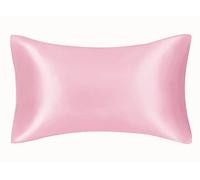 FLCA, federa copricuscino in 100% seta di gelso confortevole per capelli e pelle, entrambi i lati sono realizzati in seta di gelso, 1 pezzo