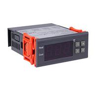 Flcivsh Regolatore di Temperatura Digitale -99-400 Gradi PT100 M8 Sonda Termocoppia Sensore Termostato Incorporato Interruttore 220V