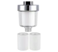 FLCPJGV 4 Pezzi Filtro Cotone Purificatore Rubinetto Purificazione Acqua Doccia Universale PP Cotone Plastica Facile Installazione Rimozione Adatto a