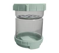 FLCPJGV Barattolo per Sottaceti Vaso per Alimenti Contenitore Ermetico Separatore di Succo in Plastica E Acciaio con Forchetta Adatto per Marinare E Conserva, Verde