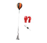 FLCPJGV Boxe Reaction Ball Boxe Speed Bag Ventosa Base Boxe Punching Bag con Supporto per Palestra Domestica, Fitness, Esercizio, MMA, Peradulti Conguanti