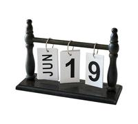 FLCPJGV Calendario Riutilizzabile in Piedi per Casa E Ufficio, Nero