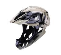 FLCPJGV Casco da Bici per Bambini Resistente agli Urti, Integrale per Ciclismo su Strada e Pattinaggio a Rotelle, per Ragazzi E Ragazze, Oro Nero