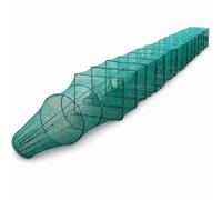 FLCPJGV da Pesca Pieghevole per Gamberi e Pesci, Trappola Portatile con Telaio Rinforzato per una Cattura Delicata, 4 metri 19 sezioni 13 porte, modello rinforzato e ispessito, 4 metri