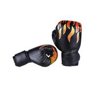 FLCPJGV Guantoni da Boxe per Bambini, Accessori per La Preparazione Fisica, Nero