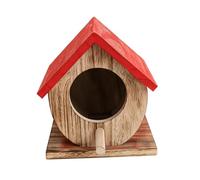 FLCPJGV Nido per Uccelli Ventilato E Facile da Pulire, Rifugio per Fringuelli E Altri Uccelli, da Installare Vicino a Una Finestra del Patio, Rosso