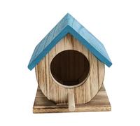 FLCPJGV Nido per Uccelli Ventilato E Facile da Pulire, Rifugio per Fringuelli E Altri Uccelli, da Installare Vicino a Una Finestra del Patio, Blu