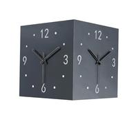 FLCPJGV Orologio Da Parete Angolare con Luce Quadrata Decorativa per Sala Da Pranzo Ufficio Salotto