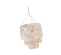 FLCPJGV Paralume per lampada con nappa in macramè, tessuto a mano, multiuso, decorazione per plafoniera, copertura per plafoniera per feste e bar