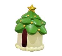FLCPJGV Porta Fazzoletti Scatola Fazzoletti Custodia Fazzoletti Carta Albero Natale Vinile Stile Natalizio Adatto per Bagno Cameretta Ufficio Decorazione Fest, Verde